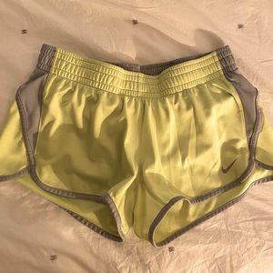 Nike Neon Yellow Athletic Shorts